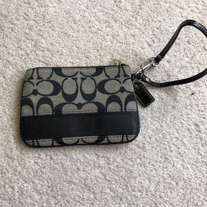 Coach Signature Wristlet Wallet Phone Clutch Coin